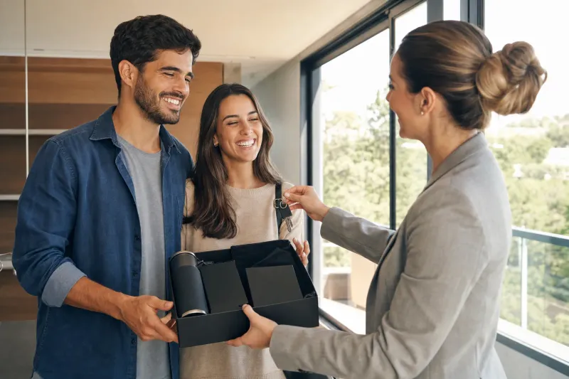 Kits para Imobiliárias e Construtoras em uso