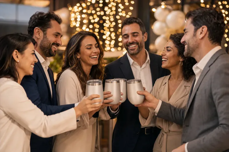 Kits Réveillon e Ano Novo em uso